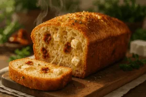 cake tomates séchées feta