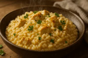 risotto poulet parmesan