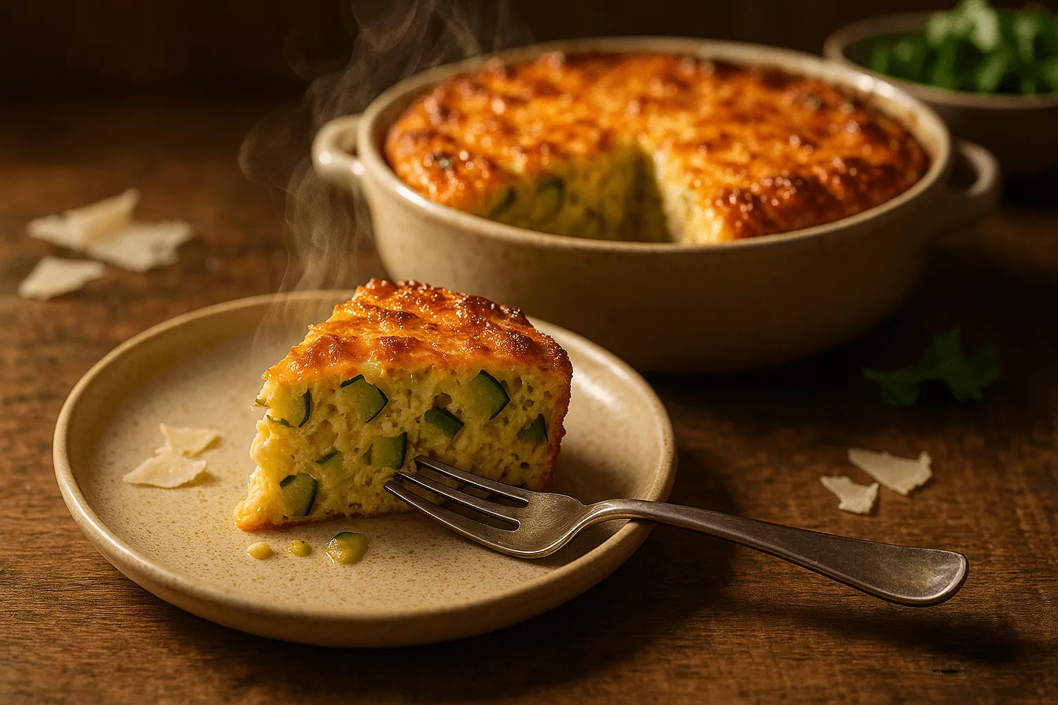Flan de courgettes au parmesan : la recette moelleuse et dorée qui fait aimer les légumes