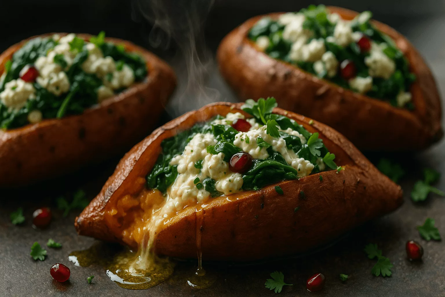 Patate douce farcie à la feta : le plat fondant, coloré et ultra réconfortant qui régale à coup sûr