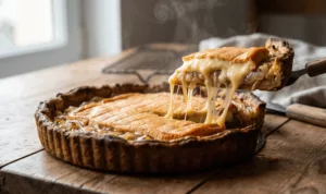 Tarte au maroilles et oignons fondants qui embaume toute la cuisine 3 tarte au maroilles et aux oignons