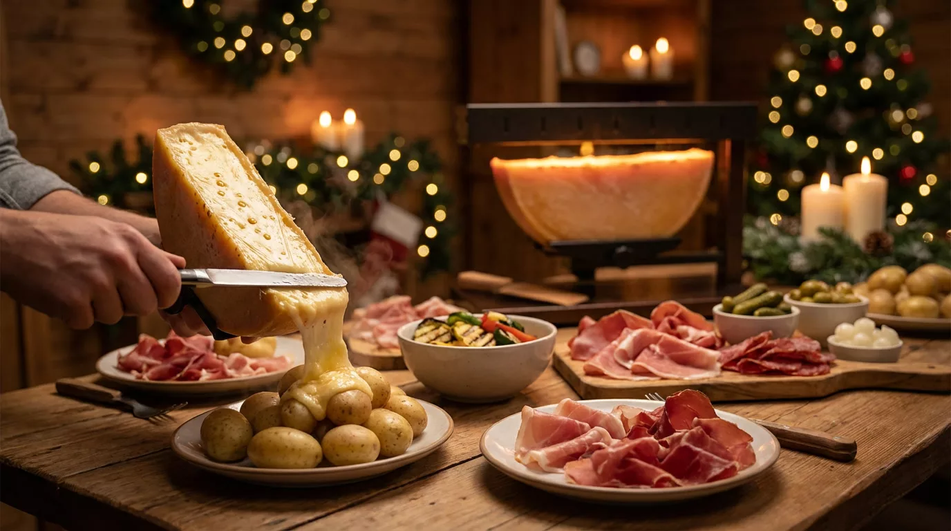 La raclette de noël, l'idéal pour un repas convivial ?