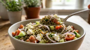 salade lentilles feta