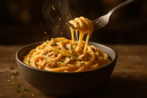 Pâtes au thon express et crémeuses, le plat réconfortant prêt en 15 minutes 3 Pâtes au thon express et crémeuses, le plat réconfortant prêt en 15 minutes