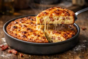 Quiche sans pâte aux lardons ultra fondante, le dîner express qui fait toujours plaisir 4 quiche sans pate aux lardons