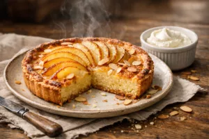 Tarte aux poires à la poudre d’amande, le dessert fondant et irrésistible qui fait toujours l’unanimité