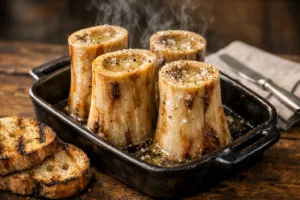 Os à moelle fondants à la fleur de sel, le plaisir brut et irrésistible 5 Os à moelle fondants à la fleur de sel, le plaisir brut et irrésistible