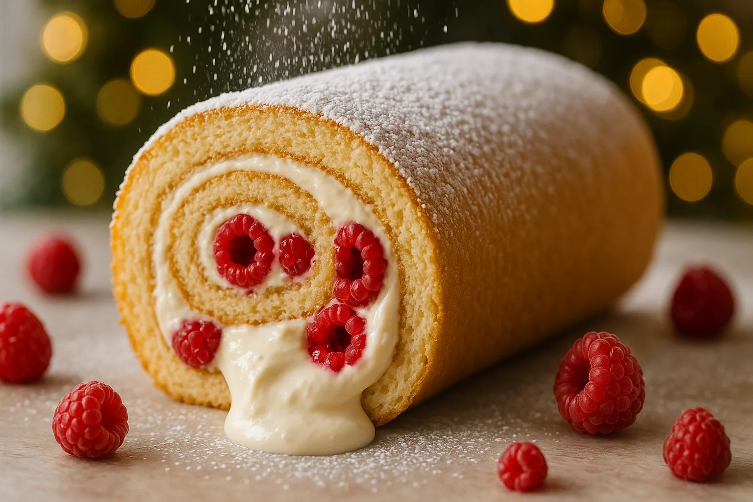buche de noel mascarpone framboise