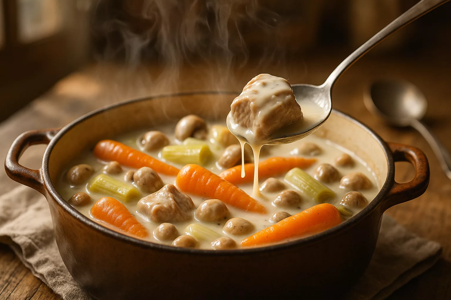 blanquette de veau à l'ancienne