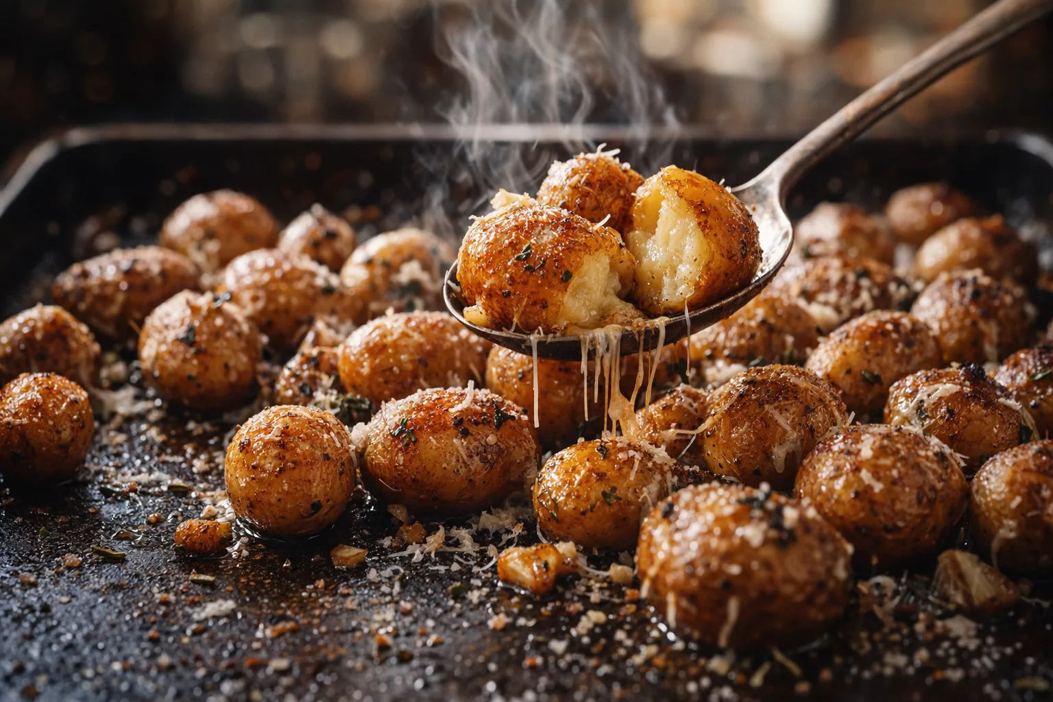 Pommes de terre grenailles rôties au four crousti-fondantes comme au bistrot