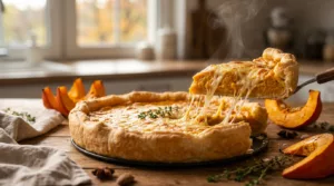 tarte au potiron et au fromage