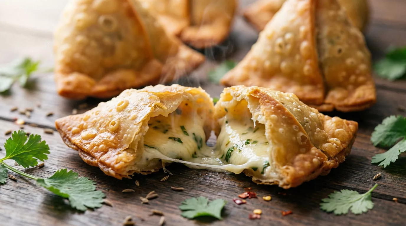 Samoussas Au Fromage Frais Ultra Croustillants Qui Disparaissent En Une 