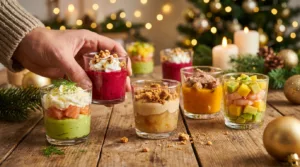 Verrines de Noël salées faciles : des recettes simples pour un apéritif inoubliable 2 verrine de noel salée facile