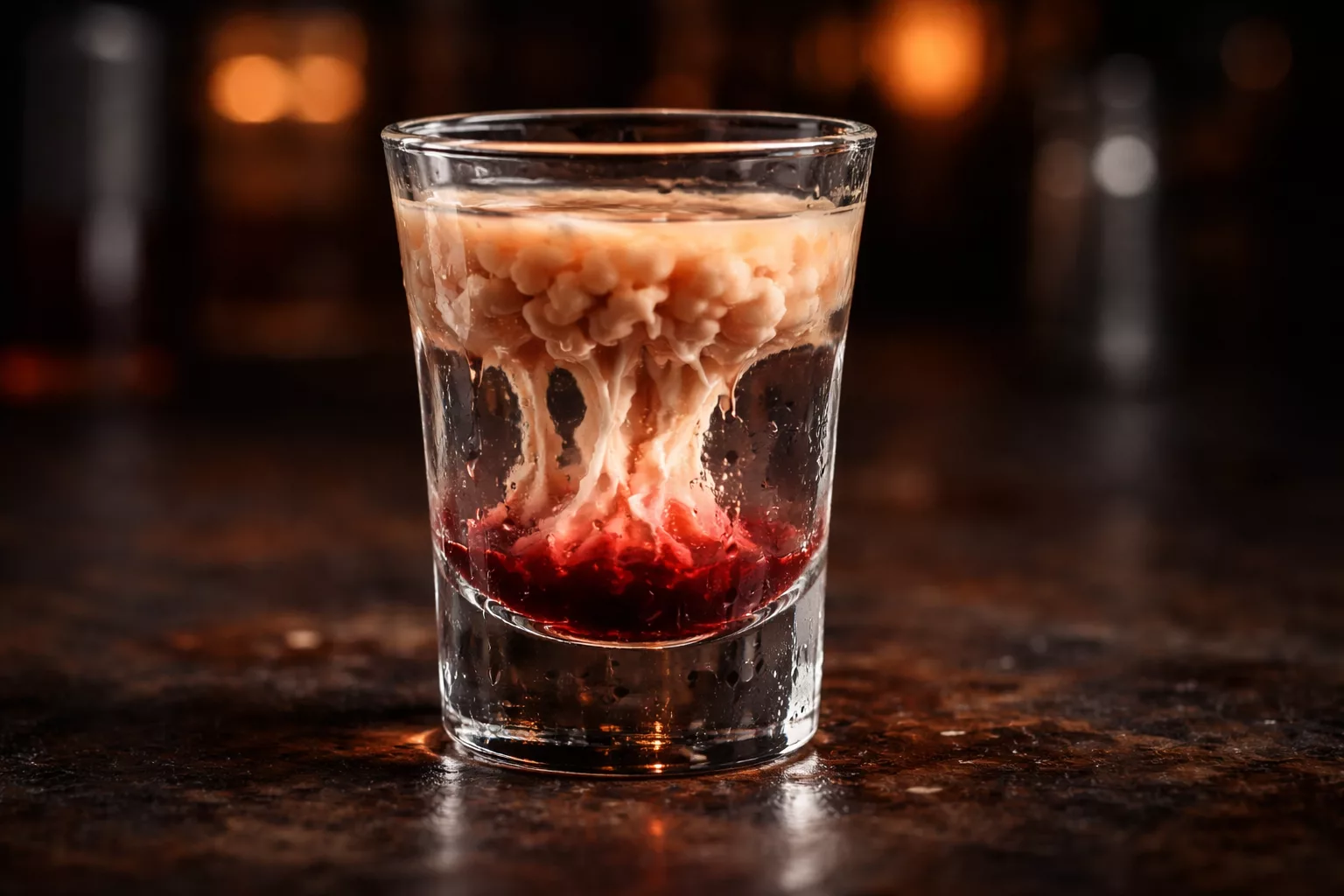 Cervelle de singe, le cocktail choc qui intrigue avant même la première gorgée