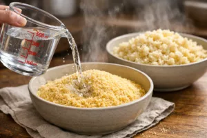 Quelle quantité d'eau pour 500g de semoule ? La méthode inratable 2 Quelle quantité d'eau pour 500g de semoule ? La méthode inratable