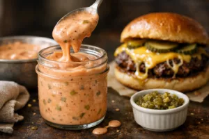 Sauce burger maison ultra gourmande : la recette minute qui change tout
