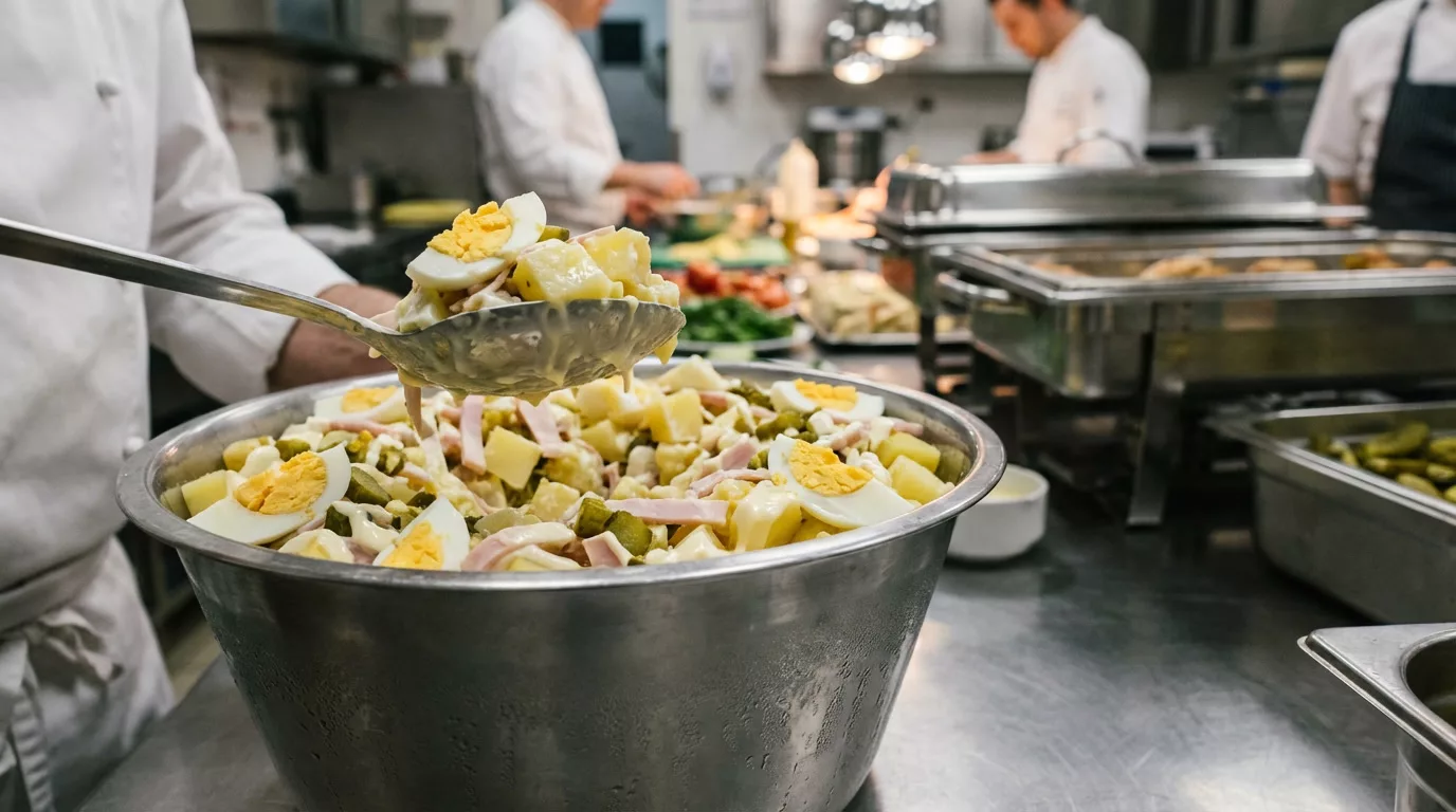 Quantité de salade piémontaise pour 40 personnes : le guide complet