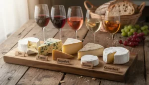 Fromages et vins : 6 duos imbattables et règles d’or pour un accord à la française sans prise de tête