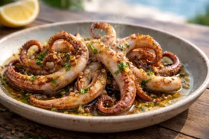 Tentacules d’encornet poêlées, tendres et ultra savoureuses comme au bistrot 2 Tentacules d’encornet poêlées, tendres et ultra savoureuses comme au bistrot