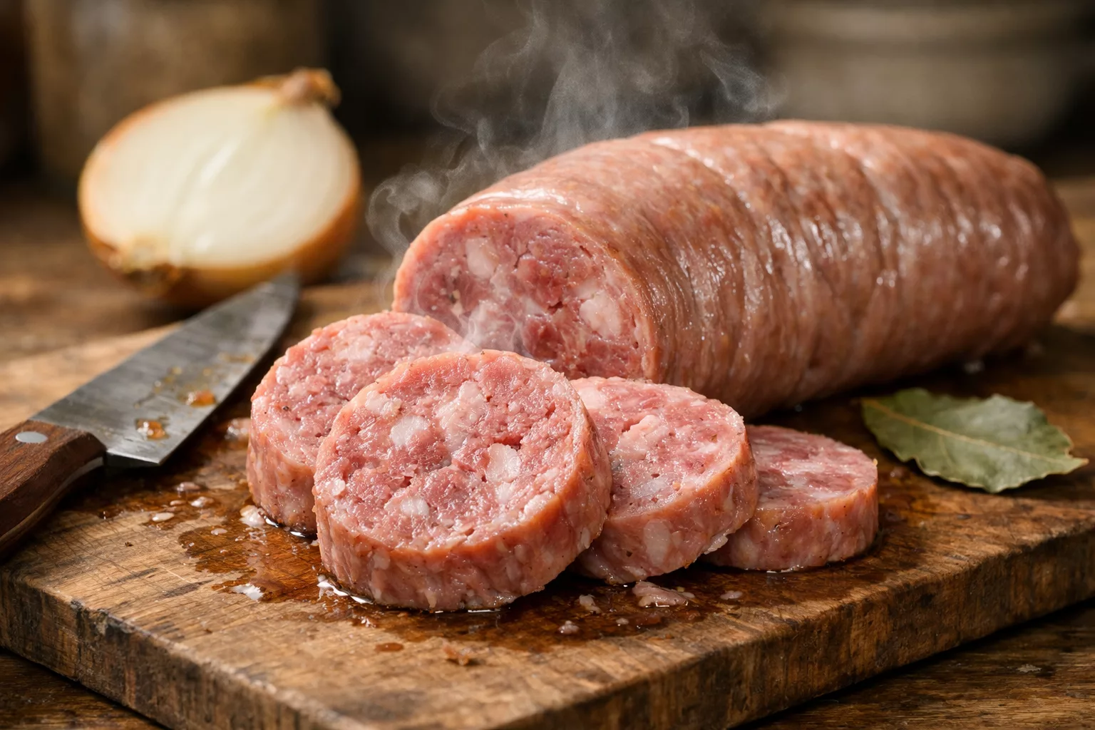 Cuisson du saucisson à cuire comme en famille, tendre et juteux à cœur