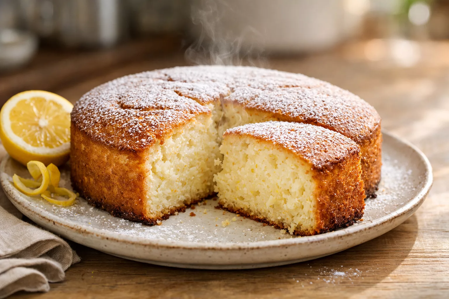 Gâteau ricotta citron ultra moelleux, le dessert léger qui fait toujours l’unanimité