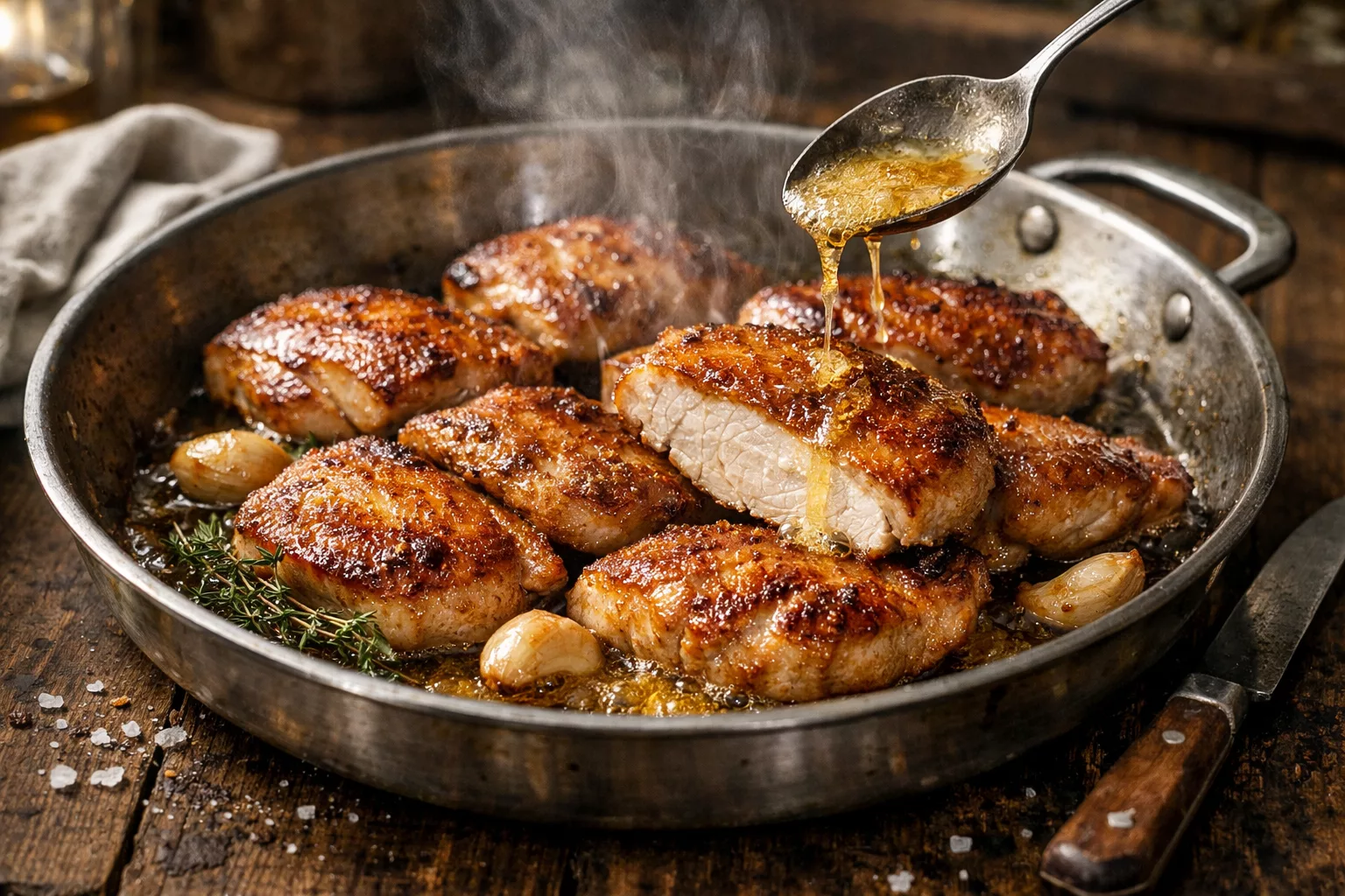 Solilesse de dinde ultra fondante à la poêle, le petit morceau secret qui change tout