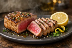 Longe de thon poêlée comme au restaurant, ultra fondante et prête en 20 minutes