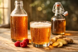 Kombucha maison pétillant et naturellement acidulé, la boisson vivante qui va remplacer vos sodas