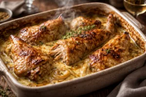 Lapin à la moutarde au four ultra fondant, la recette familiale qui change tout