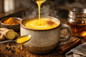 Lait d’or maison, la boisson chaude ultra réconfortante qui fait du bien instantanément
