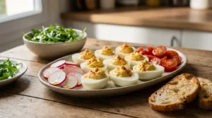 Avec quoi accompagner des œufs mimosa : idées fraîches et gourmandes pour un repas parfait 4 Avec quoi accompagner des œufs mimosa : idées fraîches et gourmandes pour un repas parfait