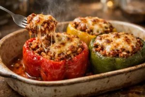 Poivrons farcis ultra fondants : la recette familiale qui embaume toute la cuisine 4 Poivrons farcis ultra fondants : la recette familiale qui embaume toute la cuisine
