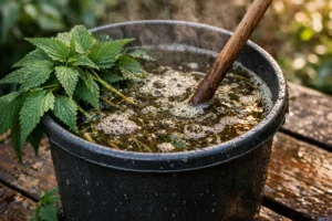 Purín d’ortie maison : le secret naturel des jardiniers pour des plantes éclatantes de santé 2 Purín d’ortie maison : le secret naturel des jardiniers pour des plantes éclatantes de santé