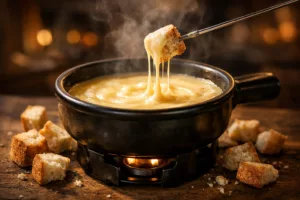Fondue au fromage ultra gourmande : le secret d’un moment irrésistiblement convivial 4 Fondue au fromage ultra gourmande : le secret d’un moment irrésistiblement convivial