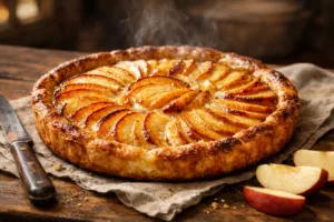 La tarte aux pommes normande ultra fondante qui embaume toute la cuisine