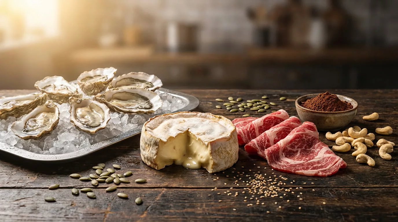 Les aliments les plus riches en zinc : guide complet pour votre santé