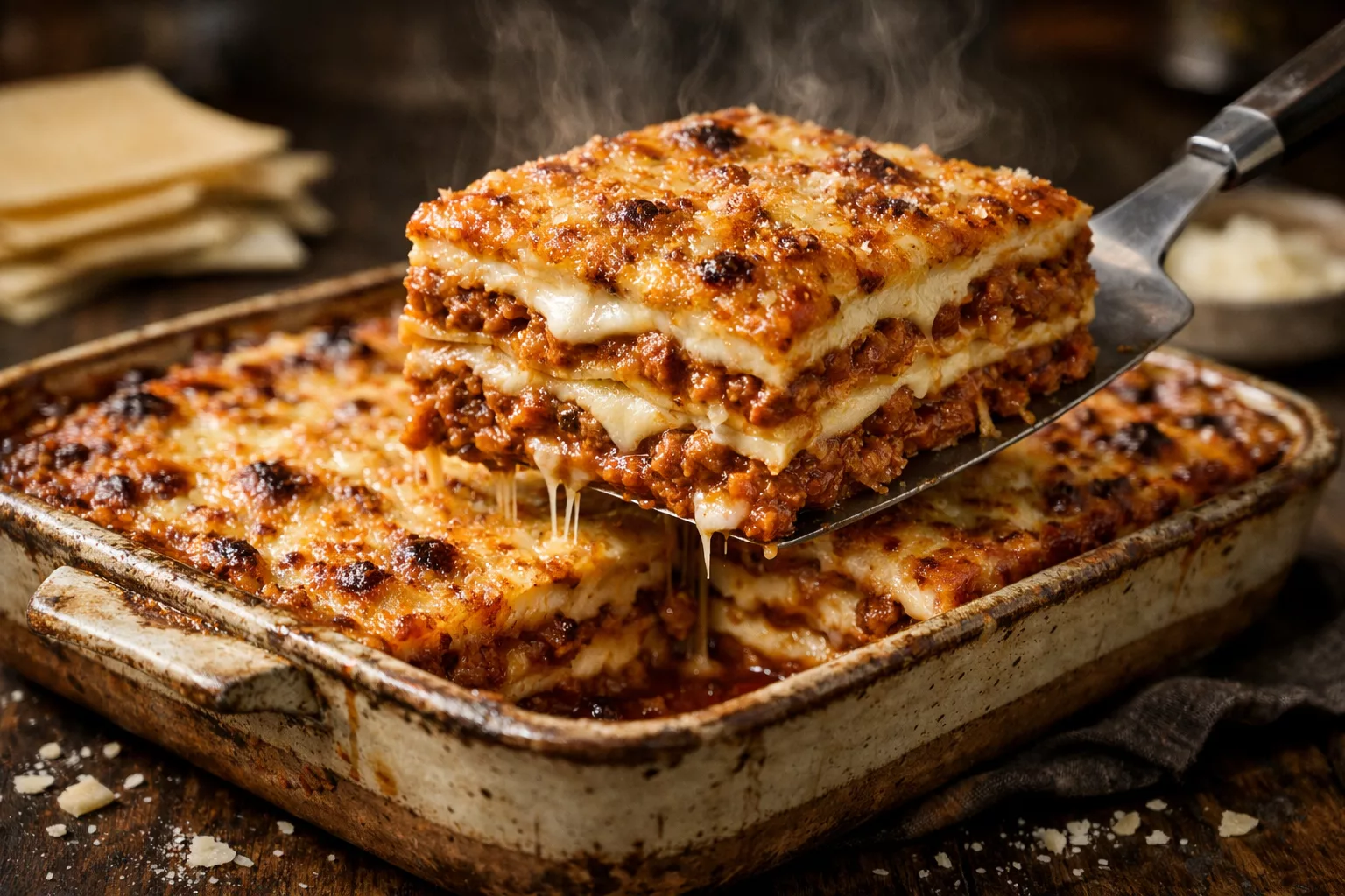 Les lasagnes à la bolognaise fondantes qui font toujours l’unanimité à table 1 Les lasagnes à la bolognaise fondantes qui font toujours l’unanimité à table