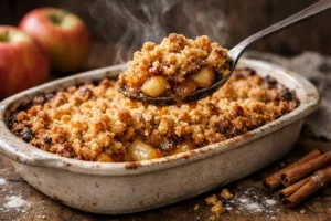 Le crumble aux pommes croustillant et fondant qui embaume toute la cuisine 4 Le crumble aux pommes croustillant et fondant qui embaume toute la cuisine