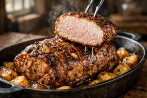 Le rôti de porc tout simple, doré à souhait et fondant comme chez grand-mère 2 Le rôti de porc tout simple, doré à souhait et fondant comme chez grand-mère