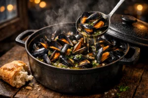 Moules marinières traditionnelles : le grand classique iodé qui sent bon les vacances