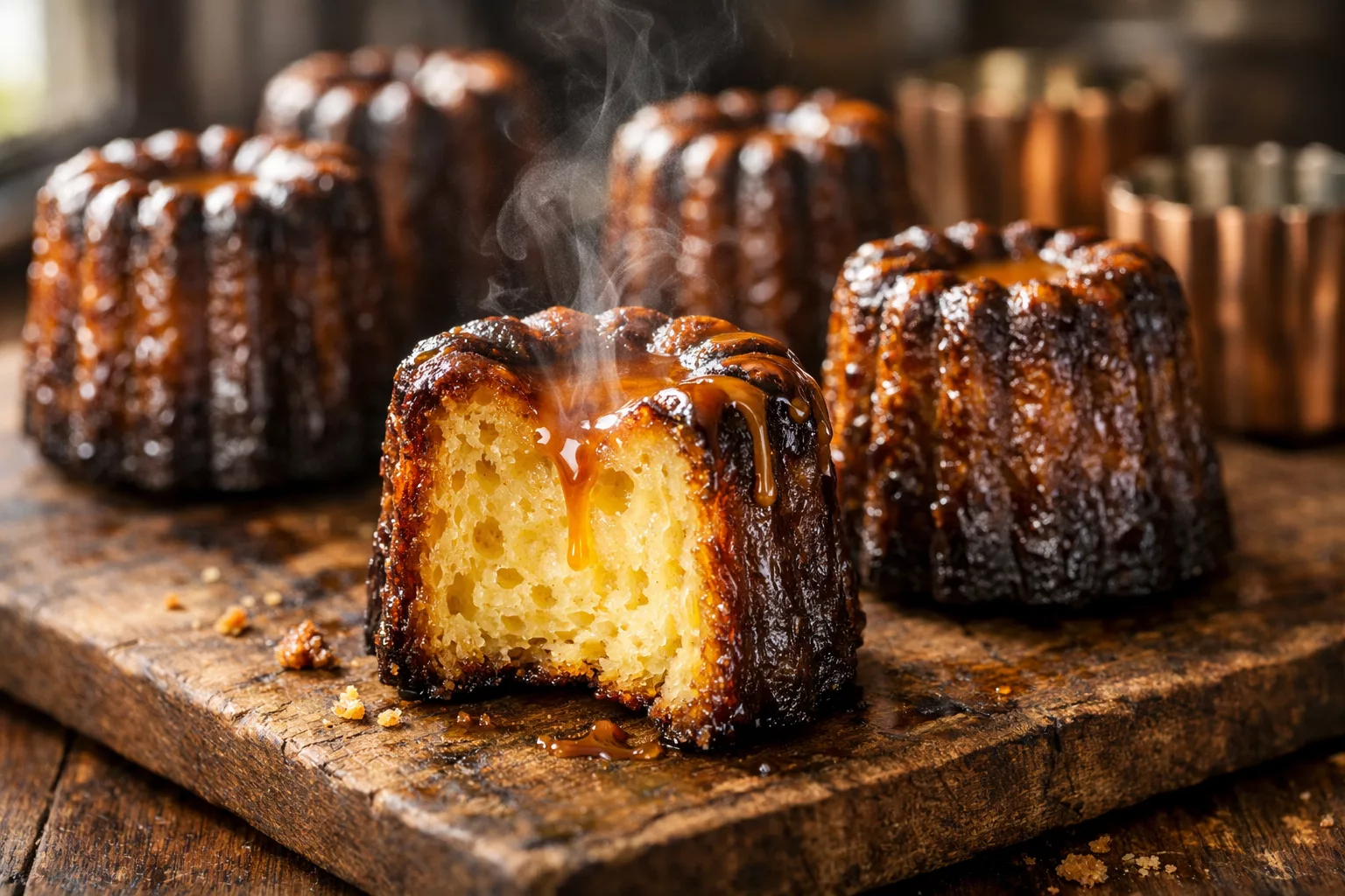 Les cannelés bordelais croustillants à l’extérieur et incroyablement fondants à l’intérieur 1 Les cannelés bordelais croustillants à l’extérieur et incroyablement fondants à l’intérieur