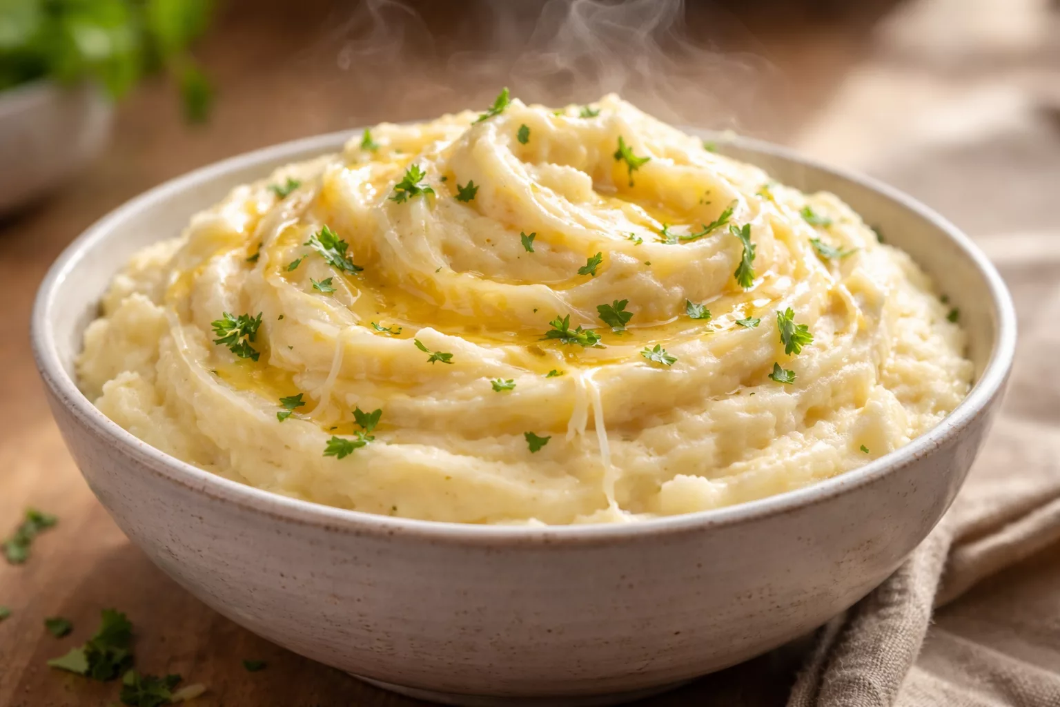La purée de pommes de terre maison qui fond dans la bouche
