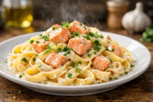 Tagliatelles au saumon frais : le plat crémeux qui fait voyager vos papilles 3 Tagliatelles au saumon frais : le plat crémeux qui fait voyager vos papilles