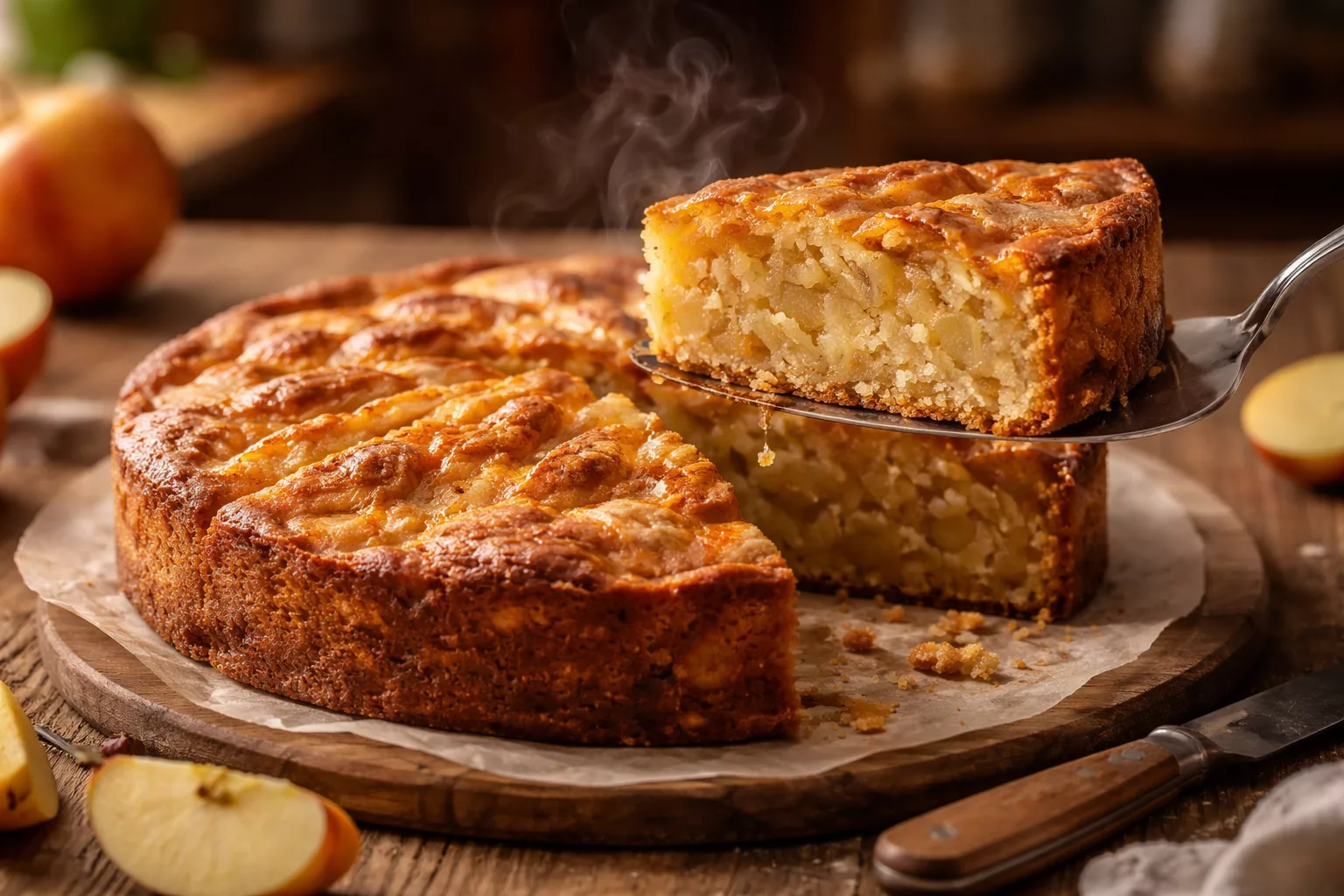 Le gâteau aux pommes facile et moelleux qui parfume toute la maison