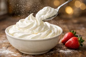 Crème Chantilly maison : la mousse légère et irrésistible qui transforme n’importe quel dessert en gourmandise 3 Crème Chantilly maison : la mousse légère et irrésistible qui transforme n’importe quel dessert en gourmandise