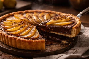 Tarte poire chocolat fondante : le dessert irrésistible qui fait toujours sensation 4 Tarte poire chocolat fondante : le dessert irrésistible qui fait toujours sensation