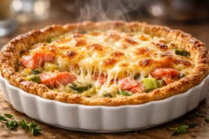 La quiche au poireau et saumon fumé qui va régaler toute la famille