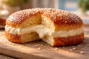 Cette tarte tropézienne maison va vous faire fondre dès la première bouchée 3 Cette tarte tropézienne maison va vous faire fondre dès la première bouchée