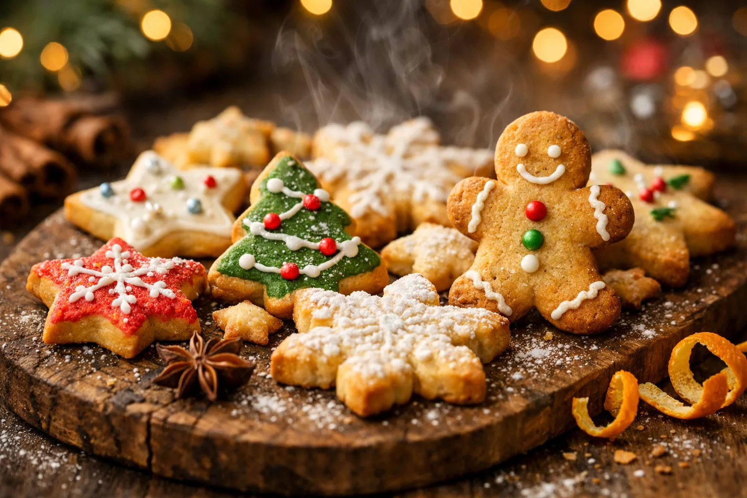 Petits biscuits de Noël à croquer et fondre en bouche 3 Petits biscuits de Noël à croquer et fondre en bouche