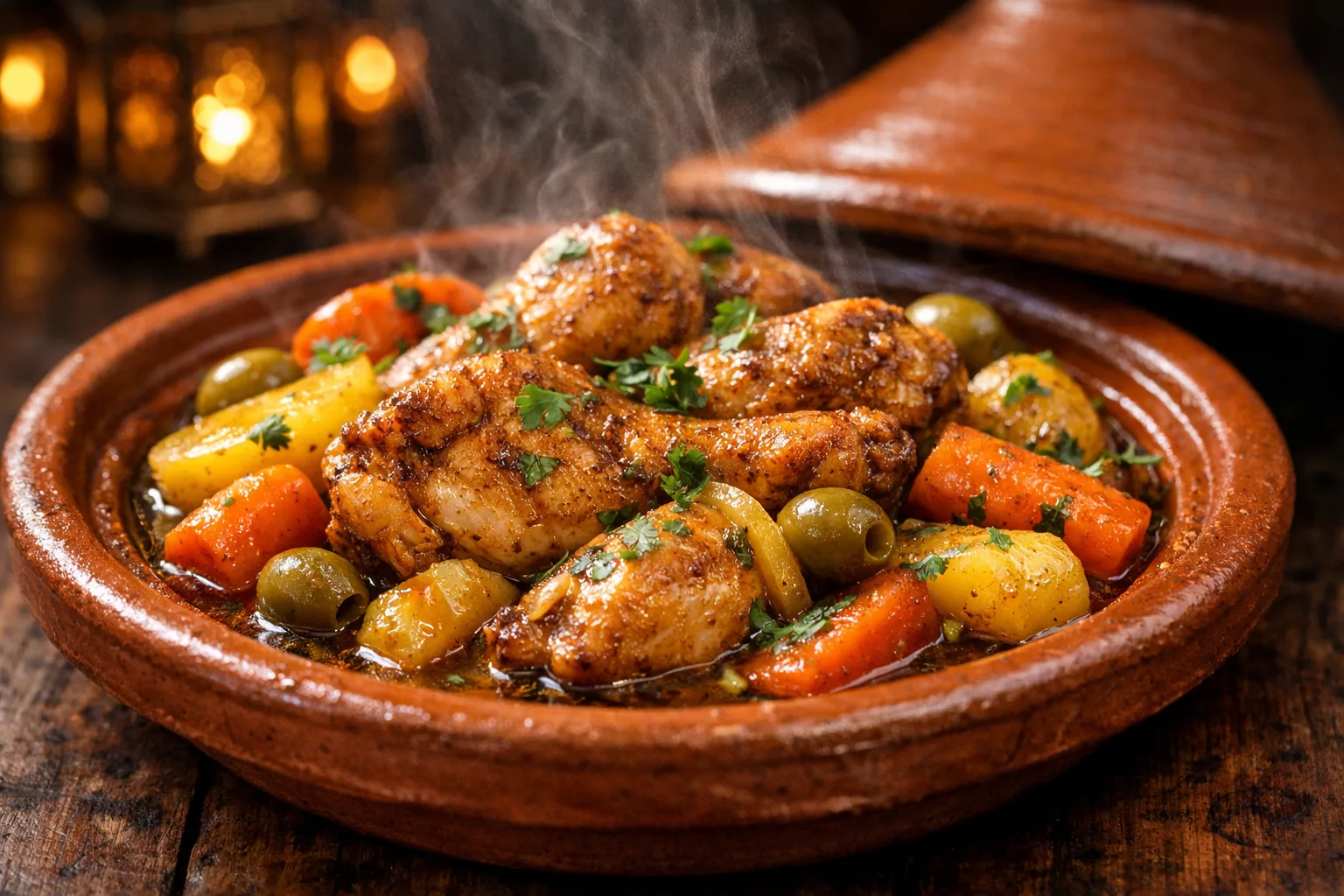 Ce tajine traditionnel marocain qui embaume la cuisine et fait voyager dès la première bouchée 2 Ce tajine traditionnel marocain qui embaume la cuisine et fait voyager dès la première bouchée